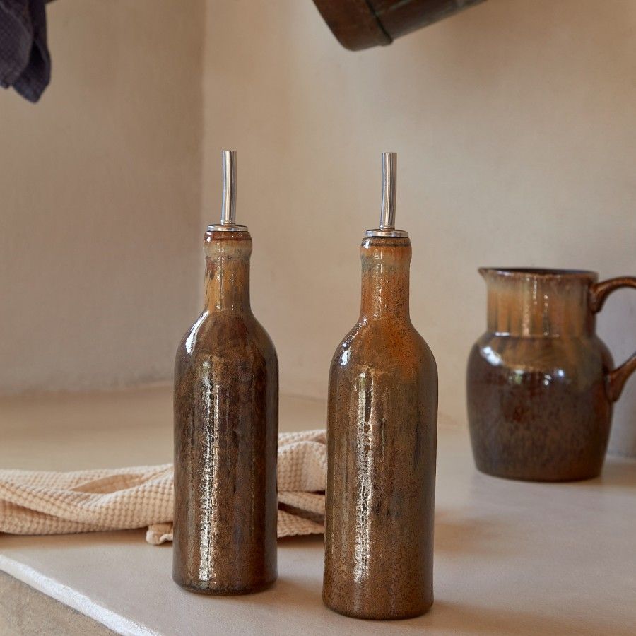 Емкость для масла Poterie Mocha-latte, 350 мл. см.,  Costa Nova, AD221-MOC