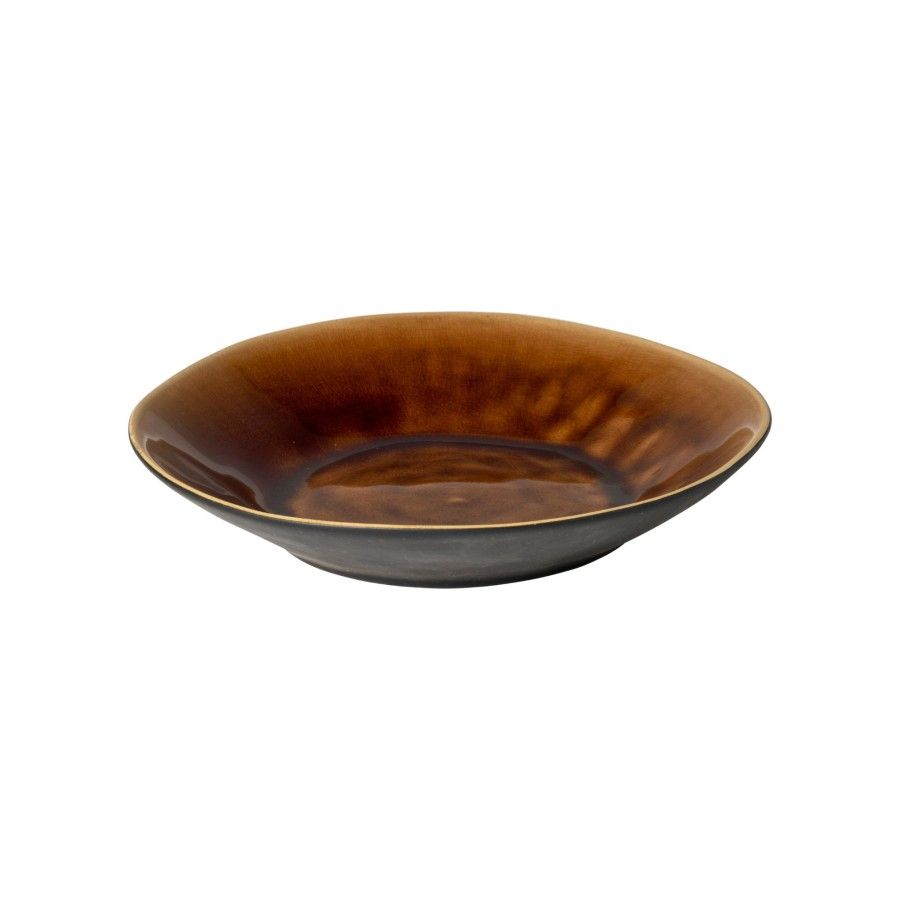 Тарелка RIVIERA  Sable noir/ Terra, 25 ,5х25 ,5х4 ,6 см.,  Costa Nova, LSP252-TER
