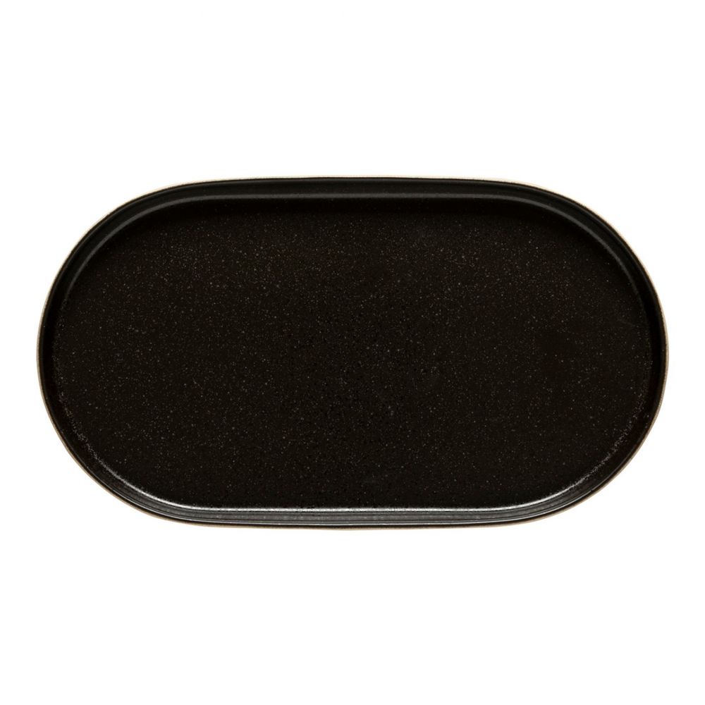 Тарелка NOTOS LATTITUDE BLACK, 36,5х20,5х3,1 см.,  Costa Nova, NSA371-LTB