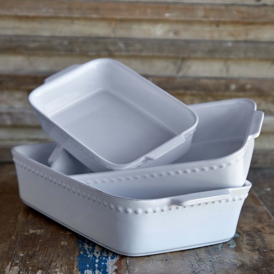 Блюдо для запекания PEARL White, 38 ,3х24 ,1х8 ,3 см.,  Costa Nova, PER381-WHI