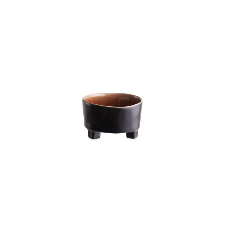 Чаша на ножках RIVIERA  Sable noir/ Terra, 12 , х12 , х  ,  см.,  Costa Nova, VES121-TER